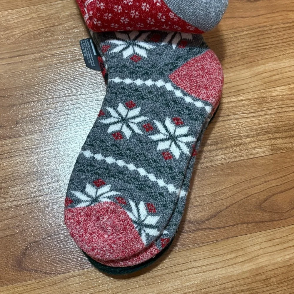 CUDDL DUDS Ladies Holiday Plush Fill One Size 4-10 Sock 3-Pack